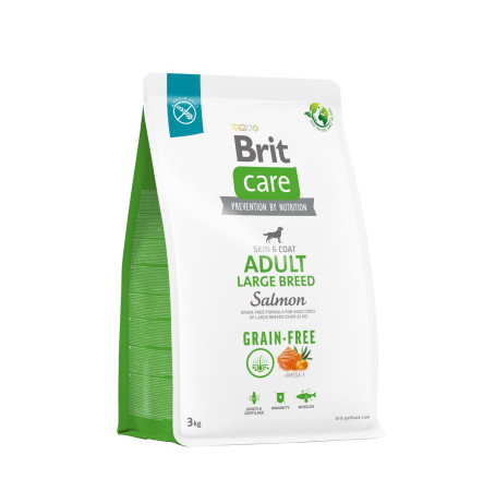 Brit Care Grain Free Adult Large Breed Salmon 3 кг